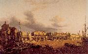 Paul, John View of Old London Bridge as it was in 1747 Spain oil painting artist